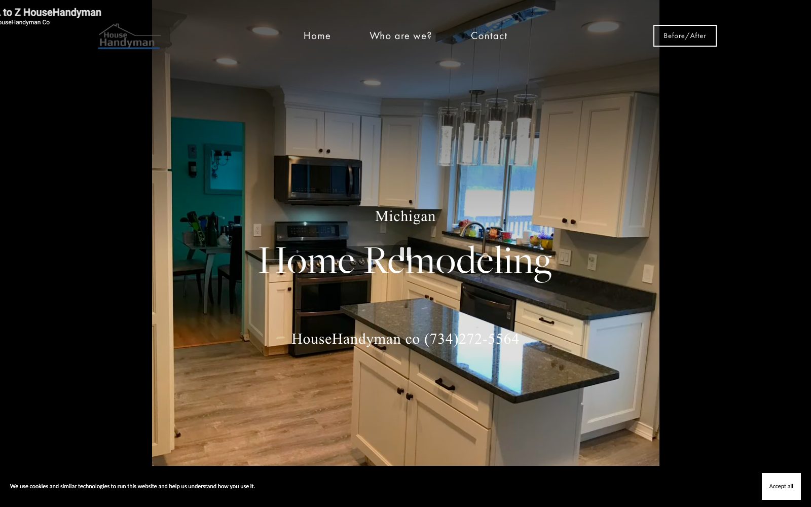 The current househandymancompany.com homepage